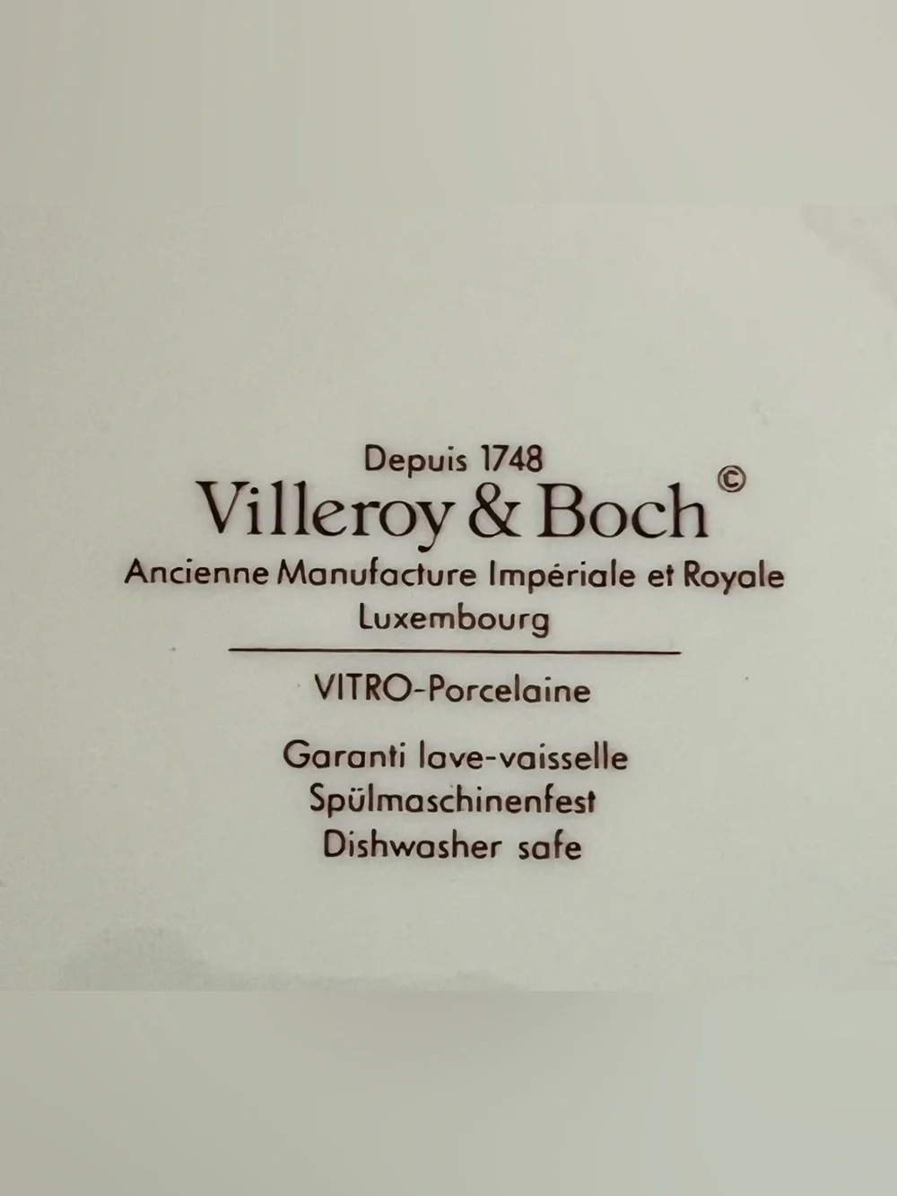 Villeroy & Boch Cortina 2000 Pattern Salad Plates 8-1/8” - Set of 7